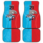 Custom Dolphins and Shark Car Mats Together Sporty Style