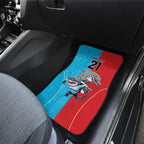 Custom Dolphins and Shark Car Mats Together Sporty Style