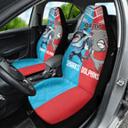 Custom Dolphins and Shark Car Seat Cover Together Sporty Style