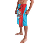 Custom Dolphins and Shark Lavalava Together Sporty Style
