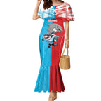 Custom Dolphins and Shark Mermaid Dress Together Sporty Style
