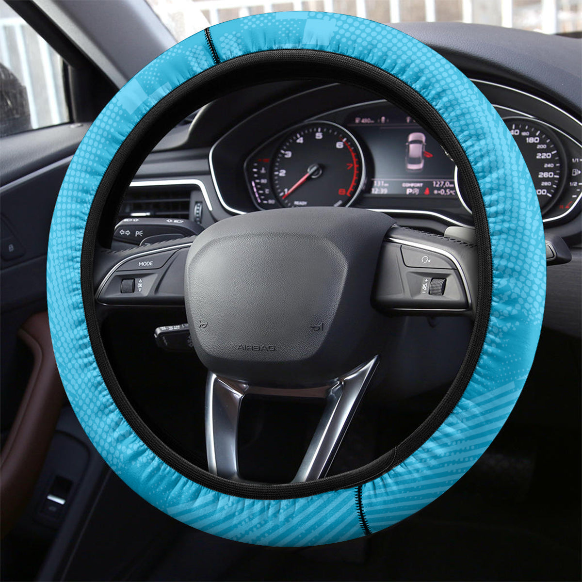 Dolphins and Shark Steering Wheel Cover Together Sporty Style