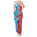 Custom Dolphins and Shark Tank Maxi Dress Together Sporty Style