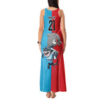 Custom Dolphins and Shark Tank Maxi Dress Together Sporty Style