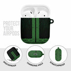 New Zealand Maori Kowhaiwhai AirPods Case Kakariki Maui and Mangopare - Aussie Hoodie