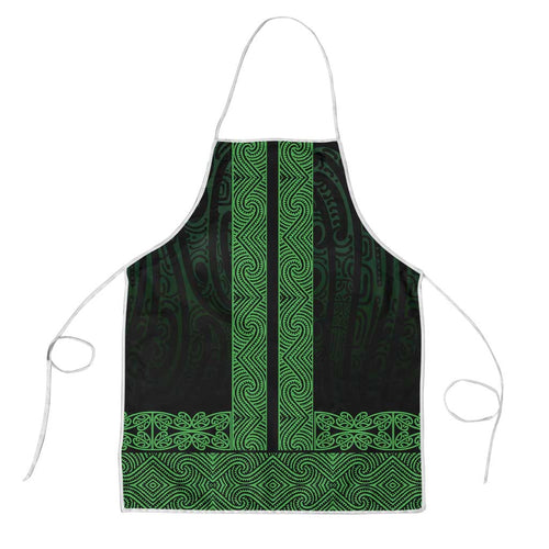 New Zealand Maori Kowhaiwhai Apron Kakariki Maui and Mangopare - Aussie Hoodie