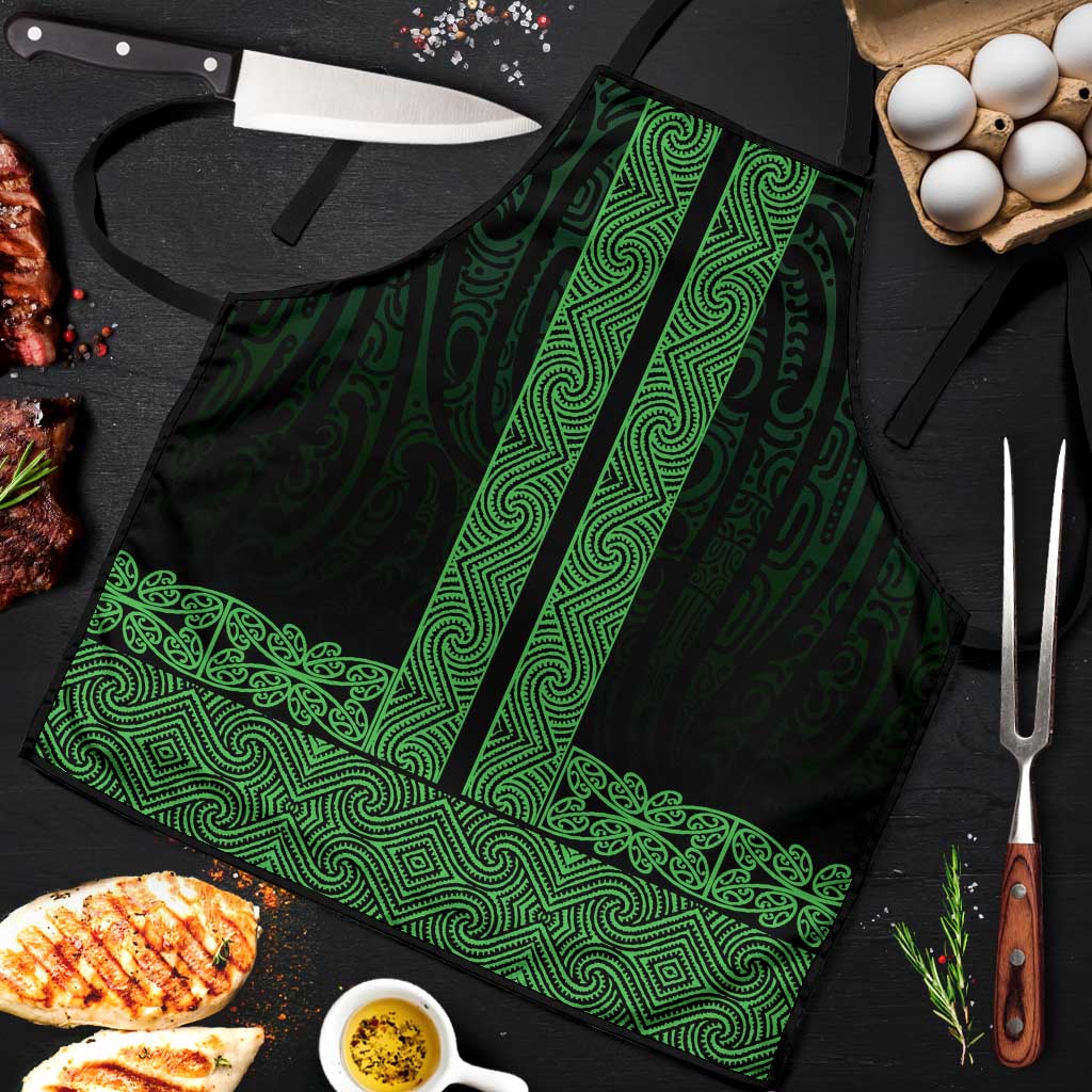 New Zealand Maori Kowhaiwhai Apron Kakariki Maui and Mangopare - Aussie Hoodie
