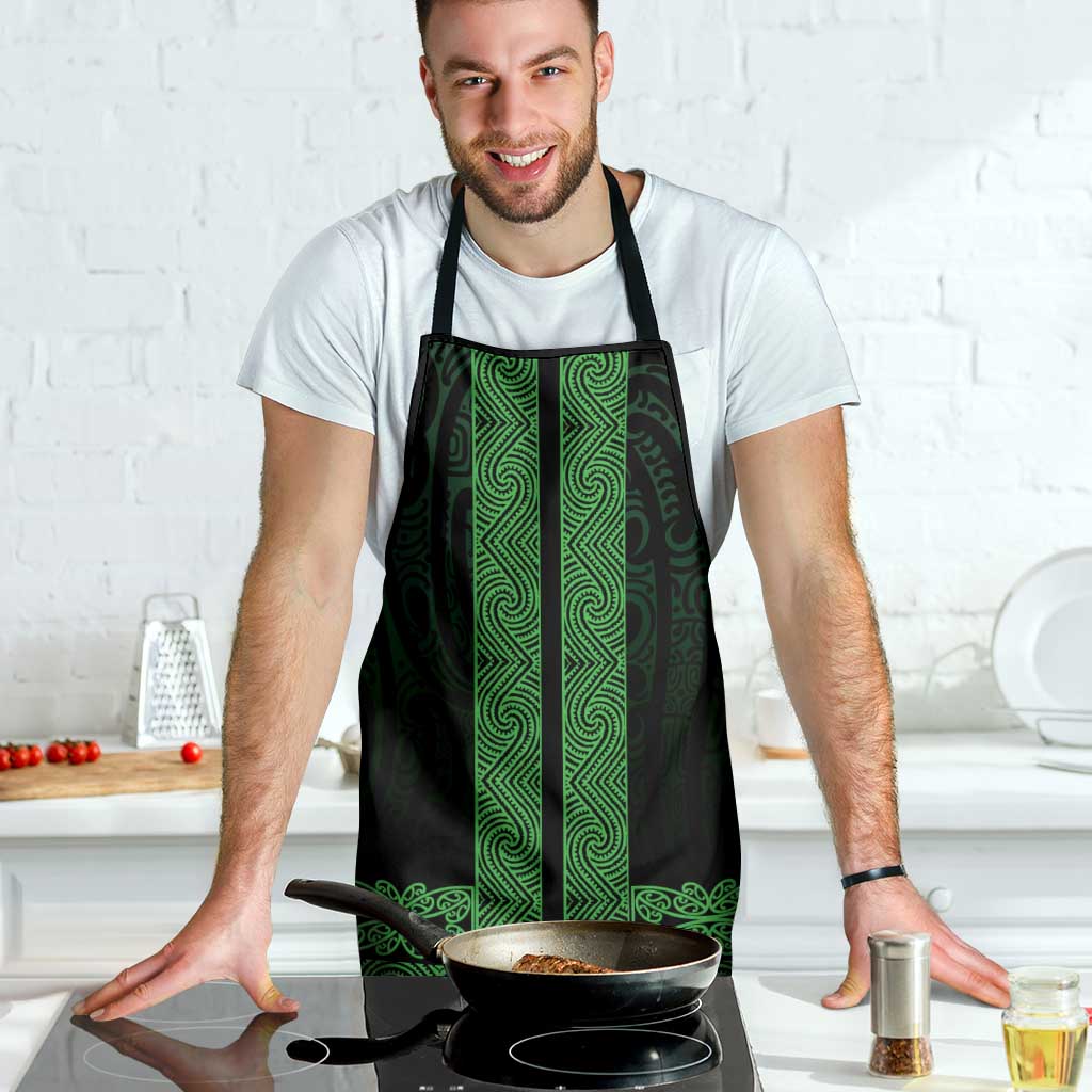 New Zealand Maori Kowhaiwhai Apron Kakariki Maui and Mangopare - Aussie Hoodie