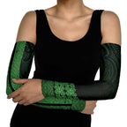 New Zealand Maori Kowhaiwhai Arm Sleeves Kakariki Maui and Mangopare - Aussie Hoodie