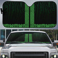 New Zealand Maori Kowhaiwhai Auto Sun Shade Kakariki Maui and Mangopare - Aussie Hoodie