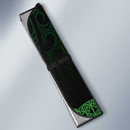New Zealand Maori Kowhaiwhai Auto Sun Shade Kakariki Maui and Mangopare - Aussie Hoodie
