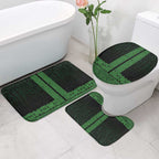 New Zealand Maori Kowhaiwhai Bathroom Set Kakariki Maui and Mangopare - Aussie Hoodie