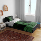 New Zealand Maori Kowhaiwhai Bedding Set Kakariki Maui and Mangopare