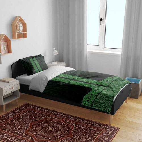 New Zealand Maori Kowhaiwhai Bedding Set Kakariki Maui and Mangopare