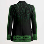 New Zealand Maori Kowhaiwhai Blazer Kakariki Maui and Mangopare - Aussie Hoodie