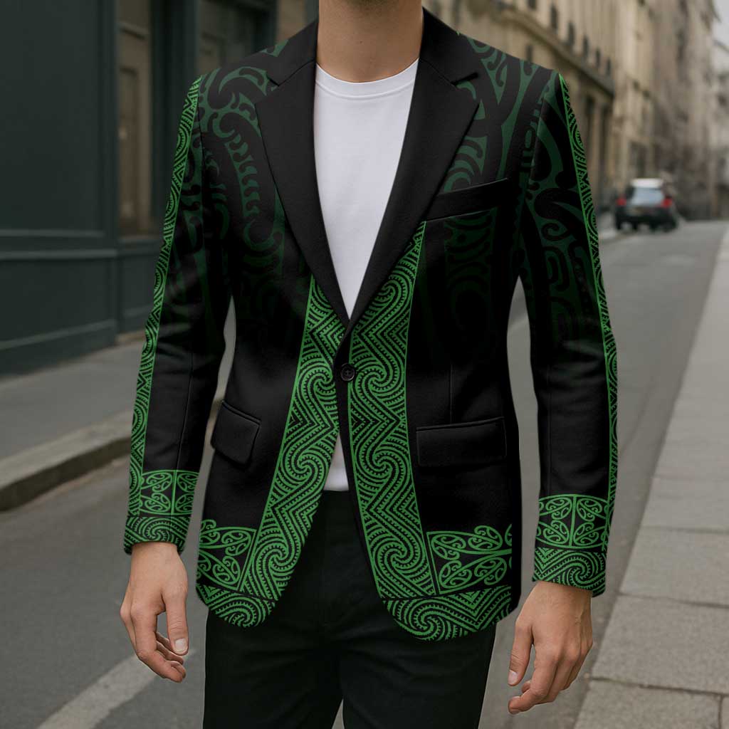 New Zealand Maori Kowhaiwhai Blazer Kakariki Maui and Mangopare - Aussie Hoodie