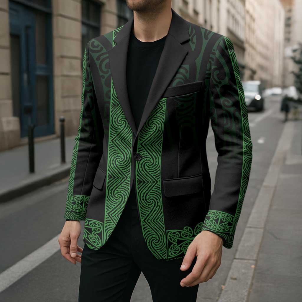 New Zealand Maori Kowhaiwhai Blazer Kakariki Maui and Mangopare - Aussie Hoodie