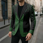 New Zealand Maori Kowhaiwhai Blazer Kakariki Maui and Mangopare - Aussie Hoodie