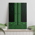 New Zealand Maori Kowhaiwhai Canvas Wall Art Kakariki Maui and Mangopare