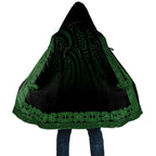 New Zealand Maori Kowhaiwhai Cloak Kakariki Maui and Mangopare - Aussie Hoodie