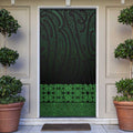 New Zealand Maori Kowhaiwhai Door Cover Kakariki Maui and Mangopare - Aussie Hoodie