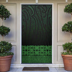 New Zealand Maori Kowhaiwhai Door Cover Kakariki Maui and Mangopare - Aussie Hoodie