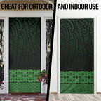 New Zealand Maori Kowhaiwhai Door Cover Kakariki Maui and Mangopare - Aussie Hoodie