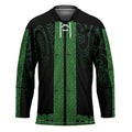 New Zealand Maori Kowhaiwhai Hockey Jersey Kakariki Maui and Mangopare - Aussie Hoodie