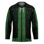 New Zealand Maori Kowhaiwhai Hockey Jersey Kakariki Maui and Mangopare - Aussie Hoodie