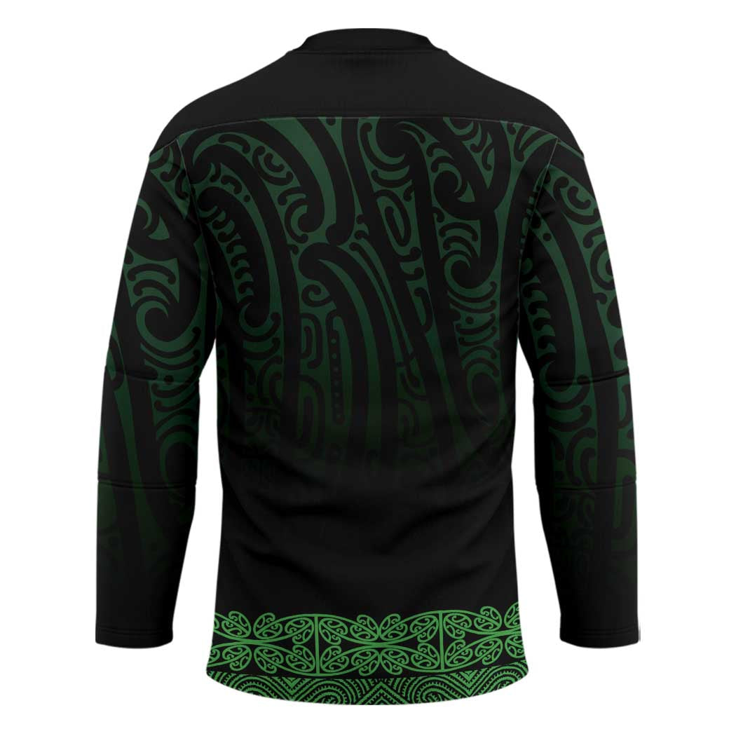 New Zealand Maori Kowhaiwhai Hockey Jersey Kakariki Maui and Mangopare - Aussie Hoodie