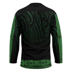 New Zealand Maori Kowhaiwhai Hockey Jersey Kakariki Maui and Mangopare - Aussie Hoodie