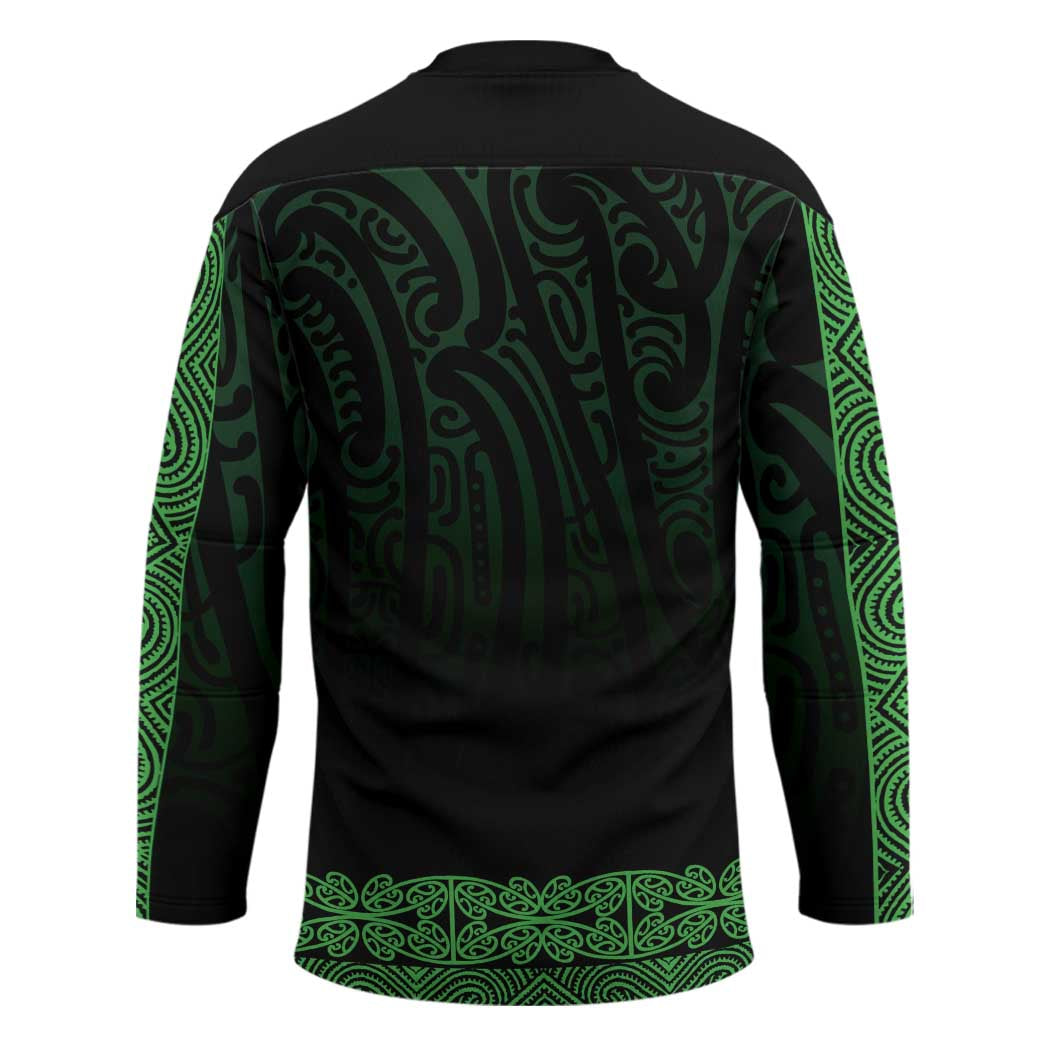 New Zealand Maori Kowhaiwhai Hockey Jersey Kakariki Maui and Mangopare - Aussie Hoodie
