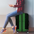 New Zealand Maori Kowhaiwhai Luggage Cover Kakariki Maui and Mangopare