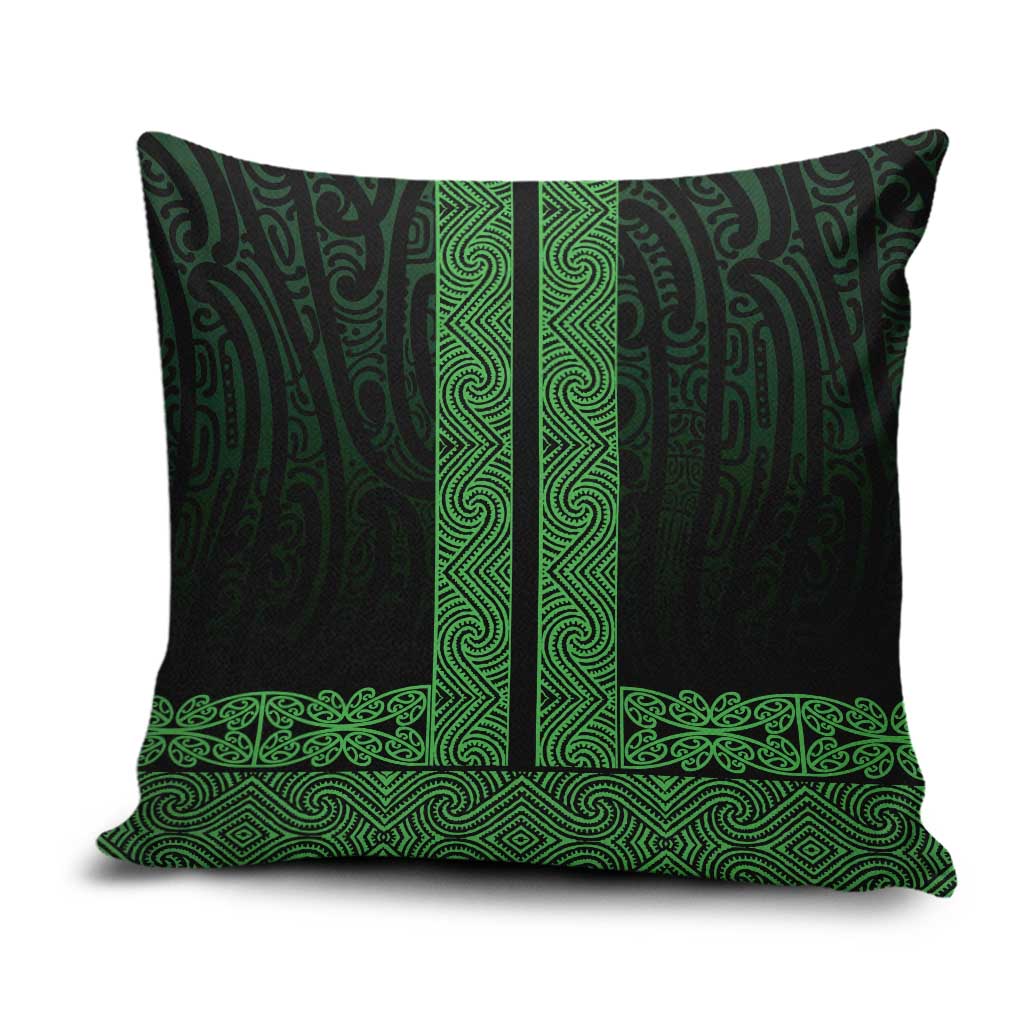 New Zealand Maori Kowhaiwhai Pillow Cover Kakariki Maui and Mangopare - Aussie Hoodie