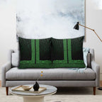 New Zealand Maori Kowhaiwhai Pillow Cover Kakariki Maui and Mangopare - Aussie Hoodie