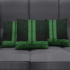 New Zealand Maori Kowhaiwhai Pillow Cover Kakariki Maui and Mangopare - Aussie Hoodie