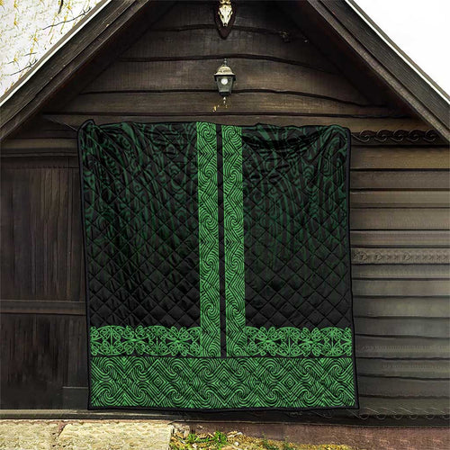 New Zealand Maori Kowhaiwhai Quilt Kakariki Maui and Mangopare