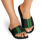 New Zealand Maori Kowhaiwhai Slide Sandals Kakariki Maui and Mangopare - Aussie Hoodie