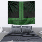 New Zealand Maori Kowhaiwhai Tapestry Kakariki Maui and Mangopare