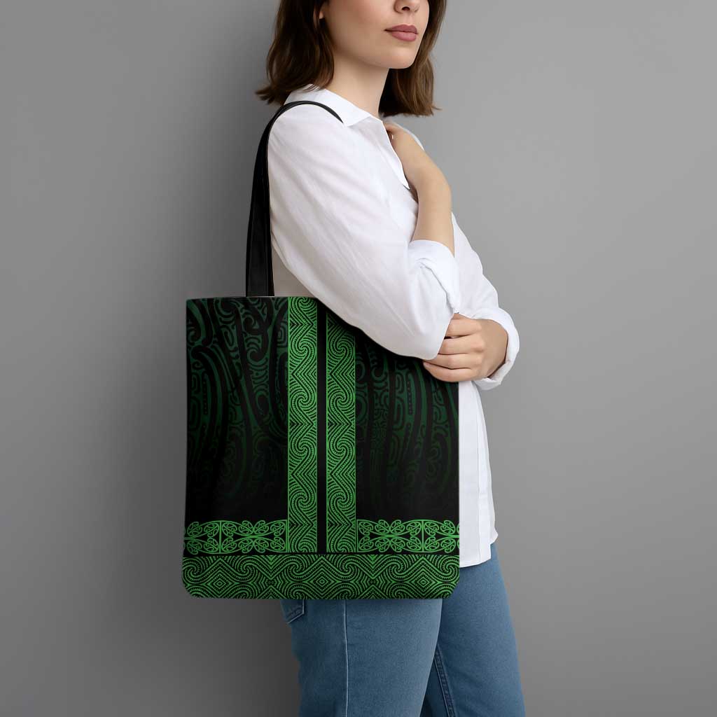 New Zealand Maori Kowhaiwhai Tote Bag Kakariki Maui and Mangopare - Aussie Hoodie