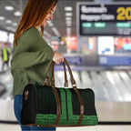 New Zealand Maori Kowhaiwhai Travel Bag Kakariki Maui and Mangopare - Aussie Hoodie