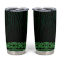 New Zealand Maori Kowhaiwhai Tumbler Cup Kakariki Maui and Mangopare
