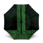 New Zealand Maori Kowhaiwhai Umbrella Kakariki Maui and Mangopare - Aussie Hoodie