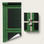 New Zealand Maori Kowhaiwhai Wrapping Paper Kakariki Maui and Mangopare - Aussie Hoodie