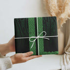 New Zealand Maori Kowhaiwhai Wrapping Paper Kakariki Maui and Mangopare - Aussie Hoodie