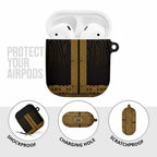 New Zealand Maori Kowhaiwhai AirPods Case Karaka Maui and Mangopare - Aussie Hoodie