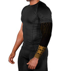 New Zealand Maori Kowhaiwhai Arm Sleeves Karaka Maui and Mangopare - Aussie Hoodie