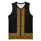 New Zealand Maori Kowhaiwhai Basketball Jersey Karaka Maui and Mangopare - Aussie Hoodie