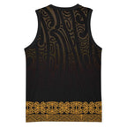 New Zealand Maori Kowhaiwhai Basketball Jersey Karaka Maui and Mangopare - Aussie Hoodie