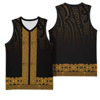 New Zealand Maori Kowhaiwhai Basketball Jersey Karaka Maui and Mangopare - Aussie Hoodie